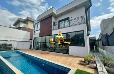 Casa com 3 dormitórios à venda, 372 m² por r$ 5.200.000 - condomínio campos do conde - santana de parnaíba/sp