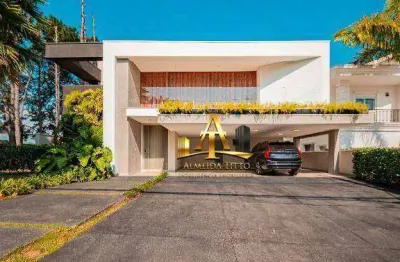 Casa com 4 dormitórios à venda, 665 m² por r$ 13.500.000 - residencial dez (alphaville) - santana de parnaíba/sp