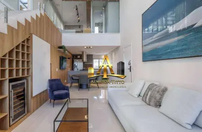 Apartamento duplex com 3 dormitórios à venda, 165 m² por r$ 2.990.000 - edifício alpha park - barueri/sp