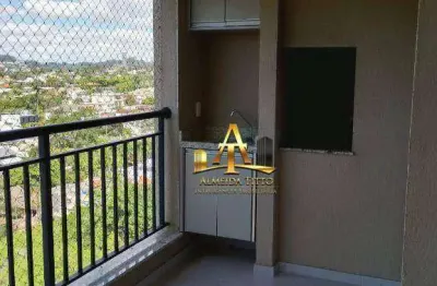 Apartamento para locação mobiliado no condomínio choice em alphaville  - empresarial 18 do forte - barueri/sp