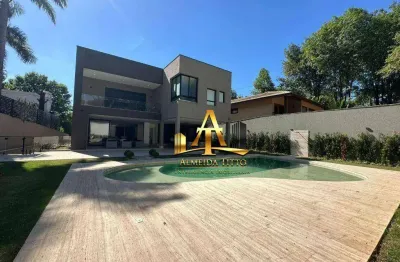 Casa com 5 dormitórios para alugar, 1100 m² por r$ 150.000/mês - tamboré 03 - santana de parnaíba/sp