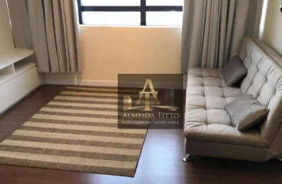 Excelente studio duplo mobiliado para locação em barueri - bairro bethaville