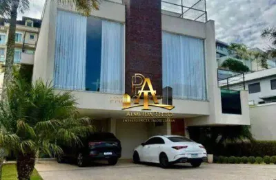 Casa com 4 dormitórios à venda, 500 m² por r$ 5.500.000 - tamboré 10 - santana de parnaíba/sp