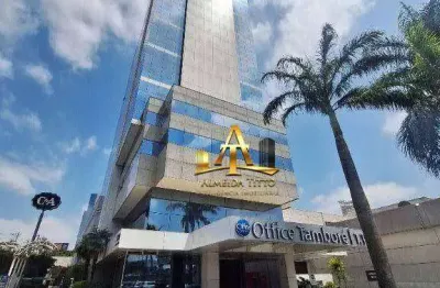 Sala para locação com 42 m² por r$ 3.668/mês - centro empresarial tamboré - santana de parnaíba/sp