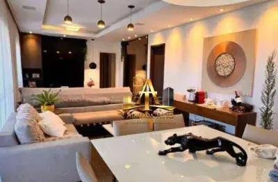 Apartamento com 3 dormitórios à venda, 132 m² por r$ 1.800.000 - edifício ghaia - santana de parnaíba/sp