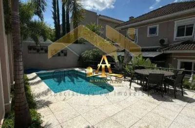 Casa com 4 dormitórios para alugar, 528 m² por r$ 27.900,00/mês - alphaville conde ii - barueri/sp