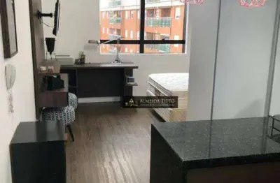 Apartamento studio mobiliado para locação no condomínio selenita bethaville - bairro bethaville - barueri - sp