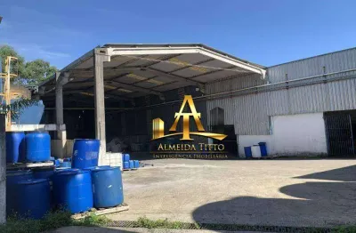 Galpão para alugar, 1500 m² por r$ 26.800/mês - vila sul americana - carapicuíba/sp