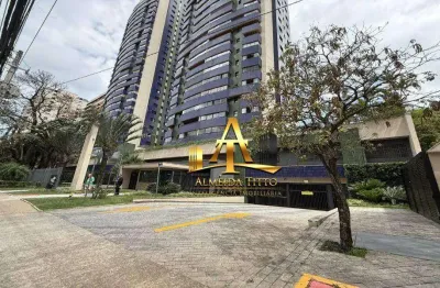Apartamento com 4 dormitórios para alugar, 306 m² por r$ 16.370,00/mês - alphaville industrial - barueri/sp