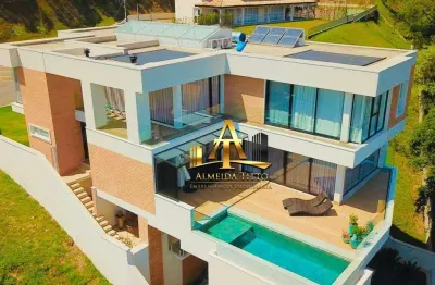 Casa com 4 dormitórios para alugar, 604 m² por r$ 28.000/mês - residencial campos do conde - santana de parnaíba/sp