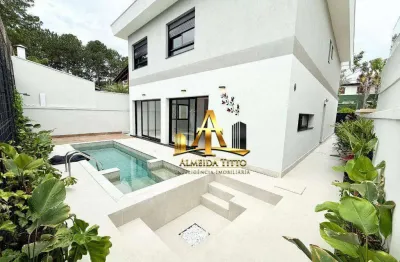 Casa com 4 dormitórios à venda, 300 m² por r$ 3.990.000 - residencial tres (alphaville) - santana de parnaíba/sp