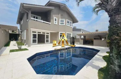 Casa com 4 dormitórios para alugar, 480 m² por r$ 27.500,00/mês - alphaville 02 - barueri/sp