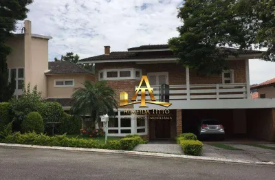 Casa com 4 dormitórios, 480 m² - venda por r$ 2.800.000,00 ou aluguel por r$ 16.115,89/mês - residencial dez (alphaville) - santana de parnaíba/sp