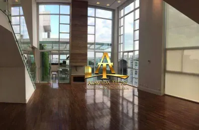 Cobertura com 4 dormitórios para alugar, 380 m² por r$ 45.000,00/mês - jardim morumbi - são paulo/sp