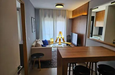 Trata~se de um apartamento para locação mobiliado no condomínio fiori - alphaville - barueri - sp