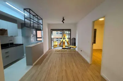 Apartamento com 1 dormitório para alugar, 51 m² por r$ 4.870,00/mês - alphaville industrial - barueri/sp