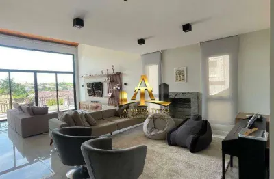 Casa com 6 dormitórios para alugar, 387 m² por r$ 27.000,00/mês - residencial onze (alphaville) - santana de parnaíba/sp