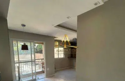 Apartamento com 2 dormitórios para locação com 66 m² - parque viana em barueri/sp.