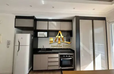 Apartamento mobiliado com 1 dormitório para alugar, 50 m² por r$ 4.675/mês - tamboré - santana de parnaíba/sp