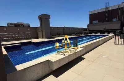 Apartamento com 3 dormitórios para alugar, 83 m² por r$ 6.100,00/mês - centro comercial jubran - barueri/sp