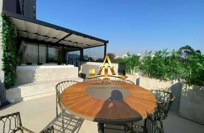 Apartamento garden com 2 dormitórios para alugar, 126 m² por r$ 13.950/mês - tamboré - barueri/sp