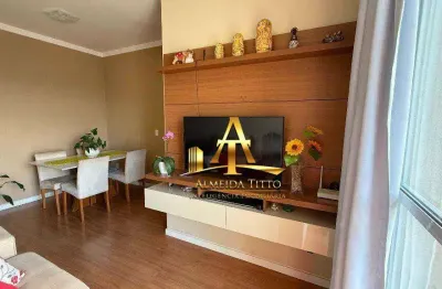 Apartamento com 3 dormitórios à venda, 70 m² - vivendas de maria fernanda - santana de parnaíba/sp