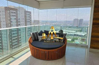 Apartamento com 3 suítes para alugar, 207 m² por r$ 18.070/mês - alphaville industrial - barueri - são paulo