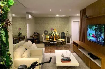 Apartamento com 3 dormitórios à venda, 112 m² por r$ 1.696.000 - edifício present - barueri/sp