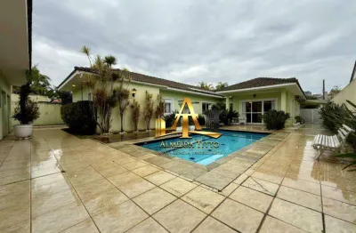 Casa com 4 dormitórios para alugar, 350 m² por r$ 22.000/mês - residencial melville - santana de parnaíba/sp