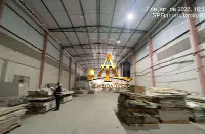 Galpão para locação com 2072 m²  - jardim itaquiti - barueri/sp