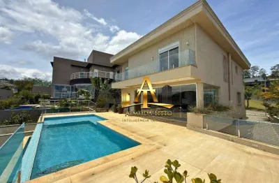 Casa com 4 dormitórios para alugar, 490 m² por r$ 40.000,00/mês - tamboré 10 - santana de parnaíba/sp