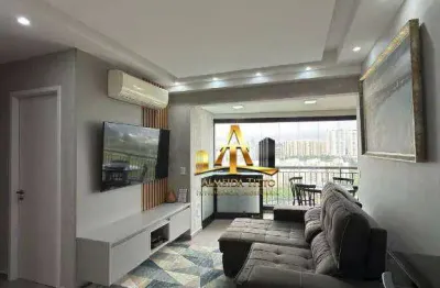 Apartamento com 2 dormitórios à venda, 77 m² por r$ 1.070.000 - edifício bellagio ecopark - barueri/sp