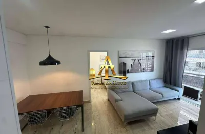 Apartamento  todo mobiliado e decorado com 1 suíte à venda, 49 m² por R$ 890.000 - Alphaville Industrial - Barueri - São Paulo
