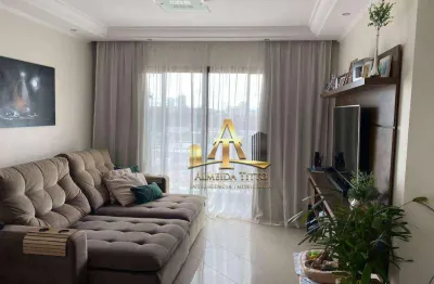 Apartamento mobiliado com 3 dormitórios para alugar, 96 m² por R$ 6.000/mês - Jardim dos Camargos - Barueri/SP