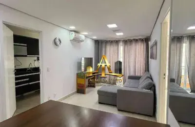 Apartamento  Semi mobiliado com 1 Suíte , 49 m² de área útil - Alphaville Industrial - Barueri- São Paulo