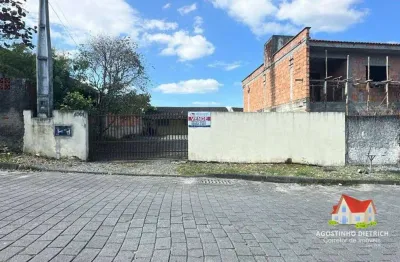 Terreno c/area total de 278 m2 + edicula em alvenaria c/02 quartos no bairro jarivatuba!