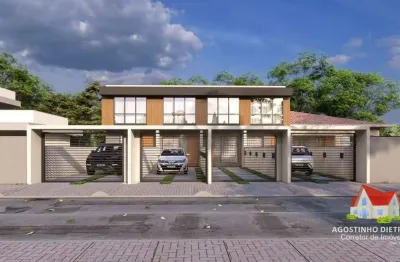 Sobrados geminados c/02 suites a 03 quartos c/suite + 02 vas de garagens + espaco aos fundos no comasa !