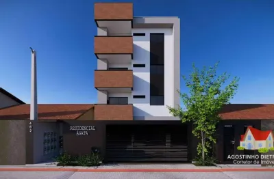 Apartamentos c/02 quartos +sacada c/churrasqueira + vaga de garagem coberta no bairro aventureiro!