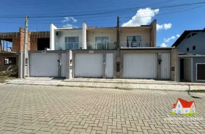 Sobrado Geminado C/88 m2 C/02 Suites + Moveis Planejados +Garagem C/Pergolado +Area C/Churrasqueira No Aventureiro!