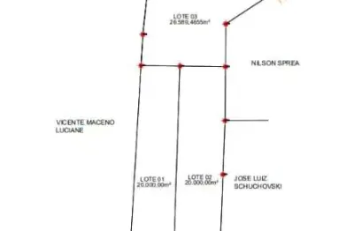 Terreno à venda na Rua Mato Grosso, 2682, Ferraria, Campo Largo