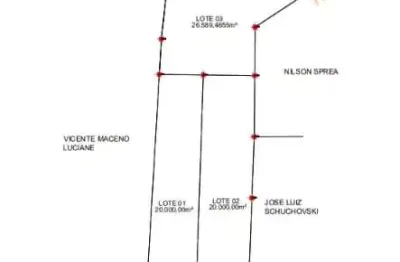 Terreno à venda na Rua Mato Grosso, 2682, Ferraria, Campo Largo