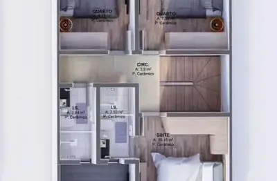 Casa em condomínio fechado com 3 quartos à venda na Rua Alberto Heyn, 254, Uberaba, Curitiba