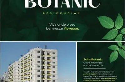 Apartamento para venda em são josé, areias, 2 dormitórios, 1 banheiro, 1 vaga