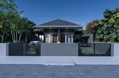 Casa para Venda em Palhoça, Nova Palhoça - Villa Toscana, 2 dormitórios, 1 banheiro, 1 vaga