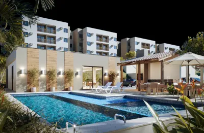 Apartamento na planta 2 quartos & área de lazer completa