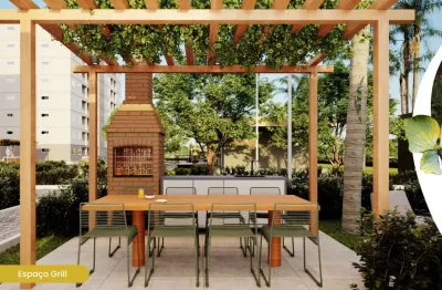 Apresentamos o apartamento de 46 m² com a planta ideal para quem busca praticidade e bem-estar:   2 quartos (sendo 1 suíte)  sala integrada  cozinha funcional  acabamento moderno e bem planejado  além