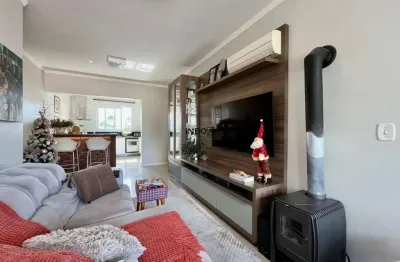 Inbox cia imobiliária vende - apartamento semi-mobiliado com suíte e lareira.