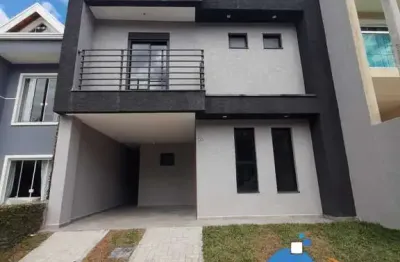 Imperdível: Sobrado à venda em Curitiba-PR, Abranches, 3 quartos, 1 suíte, 2 salas, 3 banheiros, 2 vagas, 205m². Aproveite!