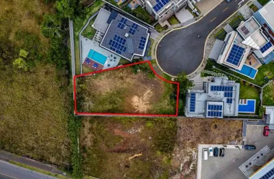 Terreno à venda em condomínio de alto padrão, 778 m² por r$ 1.600.000 - santa felicidade - curitiba/pr