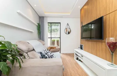 Apartamento garden, 2 dormitórios, 44 m² privativos + 51 m² de área externa, por r$ 425.000 - santa felicidade - curitiba/pr